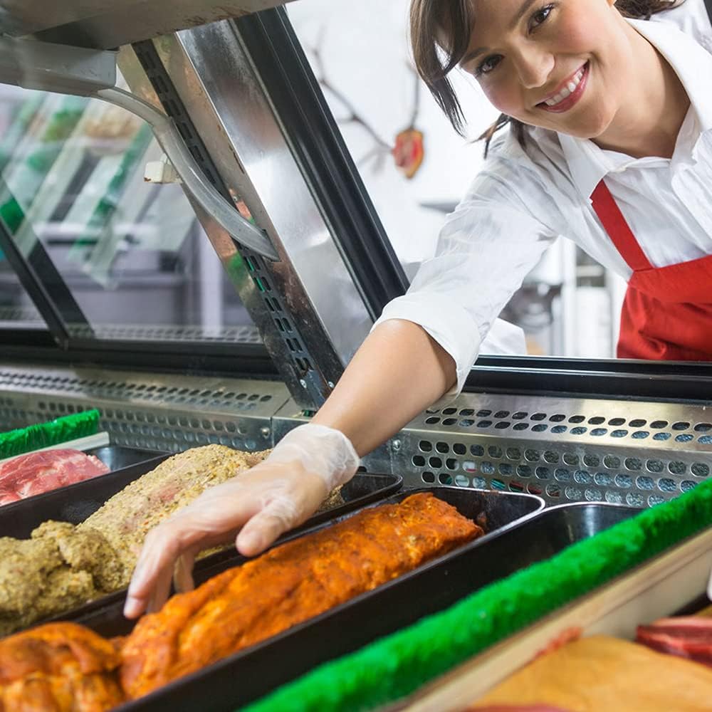 TRONEX 1200 Pack Food Safe Vinyl Gloves and Eco Pack Disposable Gloves Dispensing Box Refillable