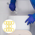 10 Pcs Flush Valve Seal for Kohler Toilets GP1059291 2475620 Upgraded Silicone Seal Kit Compatible with Kohler Canister Flush Valve Seal, Chemical Resistant Parts for Toilets Tank Canister Gasket Kit