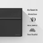 Wall Mount Mailbox - Small, Anti-Theft Locking Mailbox, Weatherproof Mailboxes for Outside The House, 13.5" H x 15" L x 5.5" D (Black)