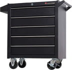 Tool Chest Heavy Duty Cart Steel Rolling Tool Box 5 Drawer Cart (TZ35-BK)