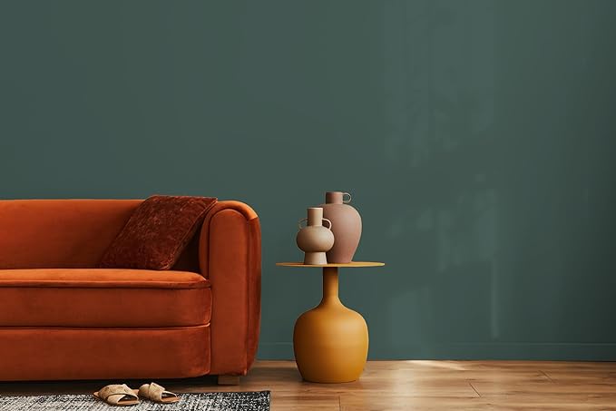 EVOLVE Paint & Primer: Environment-friendly, Low Sheen with One-coat Coverage for Interior & Exterior surfaces (Green Pine, 1-Gallon)