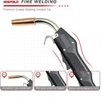 Havey Duty Mig Welding Gun 250A 15' Replacement for Tweco #2 fits Miller Mig Welder (15ft 250A Mig gun for Miller adapter)