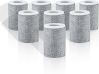 8 Pcs Filter Elements Replacement for ATQ Sink Faucet Extender Swivel Aerator (Aer ator1080) carbon fiber filter cartridges Removes Chlorine Fluoride Heavy Metal(1080° Aerator-8 Carbon Fiber Filter)