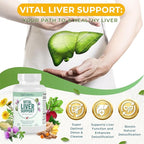 Vital Liver Support - Premium Liver Cleanse Detox & Repair Formula with Milk Thistle Supports Liver Health and Detox Cleanse