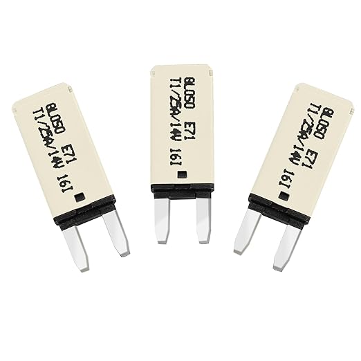 GLOSO Mini ATM Circuit Breakers 25Amp Auto Reset (T1) - 3 Pack (25A) E71