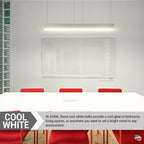 Diodesy- T5 Fluorescent Light Bulb 21 Inch Under Cabinet Tube Light Pack of 20 13W 4100K Cool White G5 Miniature Bi-Pin Base 850LM Super Long Life Linear Replacement Straight Lamp ROHS Compliant