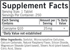 Kirkman Coenzyme Q10 25 mg Children's Chewable Tablets || 250 Tablets || CoQ10 || Free of Common allergens || Gluten Free || Casein Free || Supports Immune System
