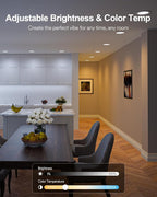 Lumary Smart Recessed Lighting 6 Inch, Color Changing LED Downlight 13W 1000LM, Wi-Fi Bluetooth Soffit Lights with J-Box, Compatible with Alexa/Google Assistant/BT Remote, ETL Listed, 1 Pack