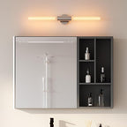 FLSNT Polished Nickel 2-Light Wall Sconce with Clear T30 Edison LED Bulbs, Dimmable E26 Standing Lamp, 2700K Soft White, 90CRI, 350LM, Industrial Wall Light for Living Room, Bedroom, Office