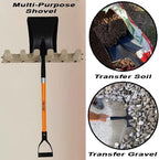 Ashman Transfer Shovel (2 Pack) – 41 Inches Long D Grip with Durable Handle – A Premium Quality Multipurpose Shovel for Heavy Duty Construction, Farming, and Outdoor works, Gardening, Landscape works.