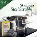 Stanley Home Products Stainless Steel Kitchen Scouring Cleaners (2 Cleaners Included)