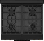 Gordon Ramsay by THOR Kitchen 30 Inch Professional Gas Range with Tilt Panel Touch Control in Black/Bronze