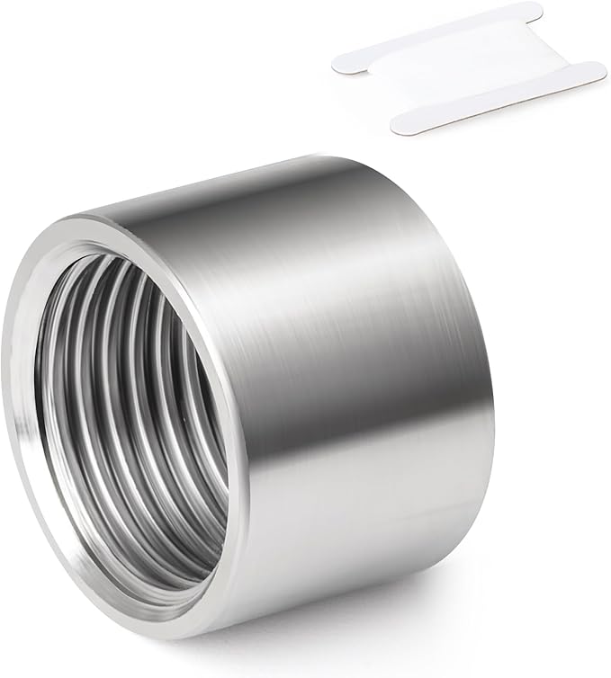 TAISHER 1PCS 304 Stainless Steel Cast Pipe Fitting, Coupling, 2-1/2" x 2-1/2" NPT Female Threaded