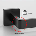 Toilet Paper Holder Collision Avoidance Towel Racks for Bathroom Thickened Material 304 Stainless Steel Towel Bar 10-Piece Black Bathroom Accessories Will Not Rust Bathroom Hardware Set