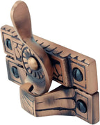 Renovators Supply Manufacturing Window Sash Lock 2.7 in. Solid Cast Brass Victorian Style Window Locks with Mounting Hardware Pack of 12