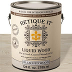 Retique It New and Improved Formula Liquid Wood Coatings - Stainable Primer - Paint It Then Stain it (Bleached Wood, X-Large)
