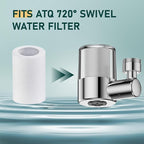 3 pp Cotton Filter Elements Replacement for ATQ 720° rotatable Water Filter (Asin: B0F8QQCQT2) filter cartridges Removes Chlorine Fluoride Heavy Metal (Aerator720 Filter Cartridge pro- 3 pp)