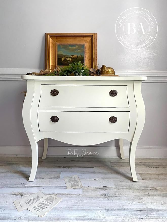 Dixie Belle Paint Company Chalk Finish Furniture Paint - Cucumber Ice (8oz) - Matte Subtle Green Chic Chalk Mineral DIY Furniture Paint