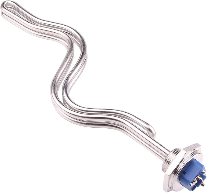 DERNORD 240V 6500W Ripple Water Heater Element Screw-In Lime Life - Ultra Low Watt Density