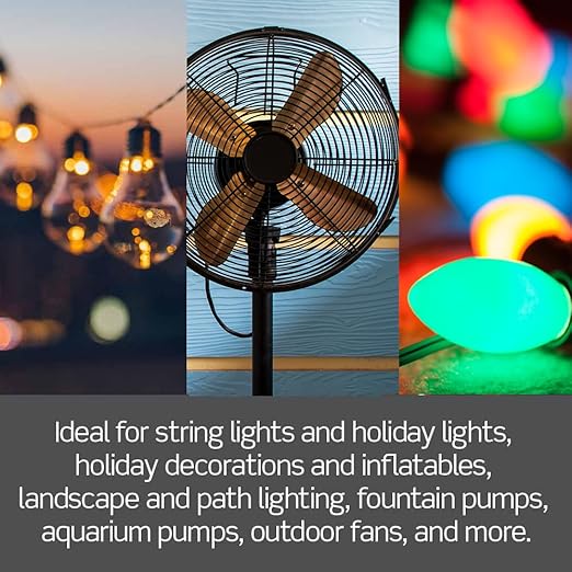 Leviton Decora Smart Wi-Fi Outdoor Plug, Works with Matter, My Leviton, Alexa, Google Assistant, Apple Home/Siri & Wire-Free Anywhere Switch Companion, Weather-Resistant, D215O-1RE, Black