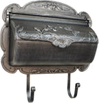 Special Lite Hummingbird Horizontal Wall Mount Mailbox - Swedish Silver Aluminum Mailbox for Wall Mount - SHB-1004-SW