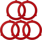 Triple-Lip Design Flush Valve Seal for Kohler, 5 Pcs Upgraded Silicone Material Canister Toilet Tank Parts Gasket Replacement for GP1059291, for Easy Install and Uninstall