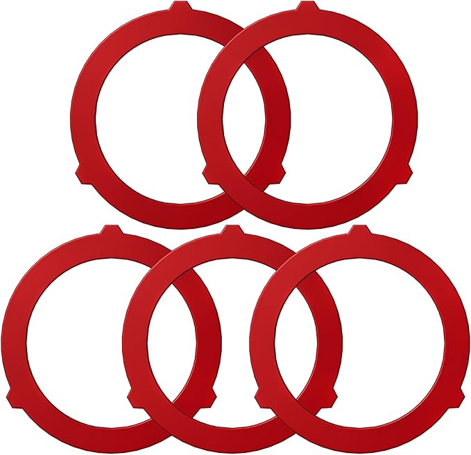 Triple-Lip Design Flush Valve Seal for Kohler, 5 Pcs Upgraded Silicone Material Canister Toilet Tank Parts Gasket Replacement for GP1059291, for Easy Install and Uninstall