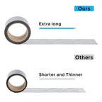 Grey Window Screen Repair Tape, 3IN X 25FT (300IN) Screen Repair Kit for Windows or Doors, Strong Adhesive Patch Kit Fiberglass Mesh Tape