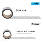 Grey Window Screen Repair Tape, 2IN X 35FT (420IN) Screen Repair Kit for Windows or Doors, Strong Adhesive Patch Kit Fiberglass Mesh Tape