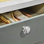 TUNNY 10 Pack Cabinet Knob- Brushed Nickel Furniture Hardware Handles for Kitchen Cabinets Bedroom Dresser Wardrobe Cabinet Pulls