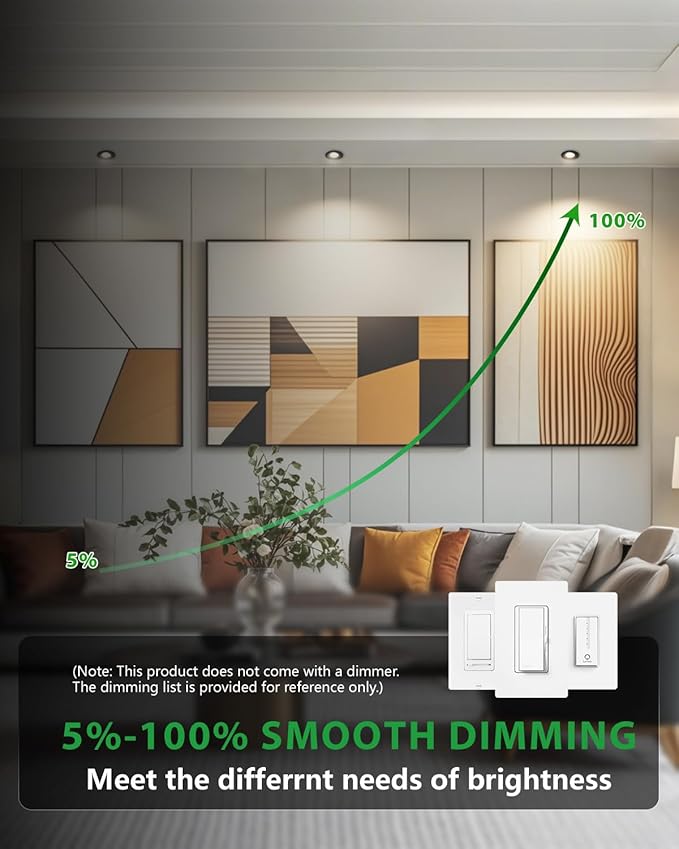 zouzai 3 Inch Gimbal Black Led Recessed Lighting, 360°+90° Adjustable Directional Led Recessed Lights, 2700K/3000K/3500K/4000K/5000K Dimmable Retrofit Eyeball Can Lights with Jbox,ETL (Black, 1 Pack)