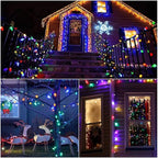 25 Pack C9 Multicolor LED Replacement Christmas Light Bulbs, E17 Base Led Bulb Outdoor Christmas Lights, Waterproof Commercial Grade Holiday Decoration Replacement Bulbs (Five Colors)