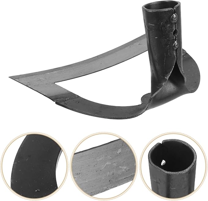 DOITOOL Stainless Steel Garden Hoe Tool Hollow Weeding Cultivator for Soil Loosening Planting and Tillage 8.38X5.51 Inches Durable Gardening Hand Tool