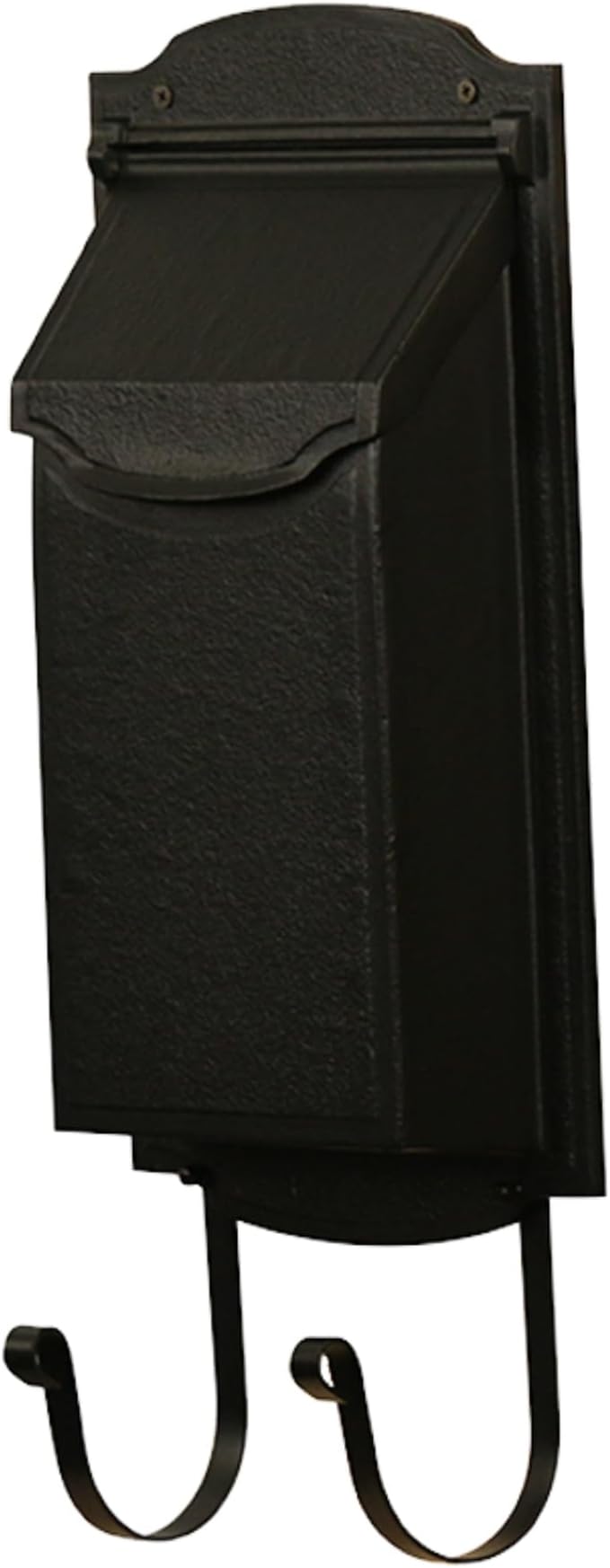 Special Lite Contemporary Vertical Mailbox Wall Mount Mailbox - Black Aluminum Mailbox for Wall Mount - SVC-1002-BLK