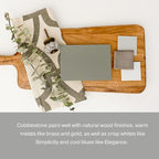 Country Chic All-in-One Chalk Paint for Furniture, Cabinets, Home Decor, Eco-Friendly, Matte Finish, Built-In Primer & Top Coat for Wood, Metal - Cobblestone (Grey) - Pint 16 oz (475 ml)