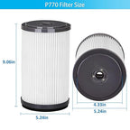Vacuum Filter Fit Ryobi P770 18V ONE+ Cordless Wet/Dry Vac Filter # 31305200