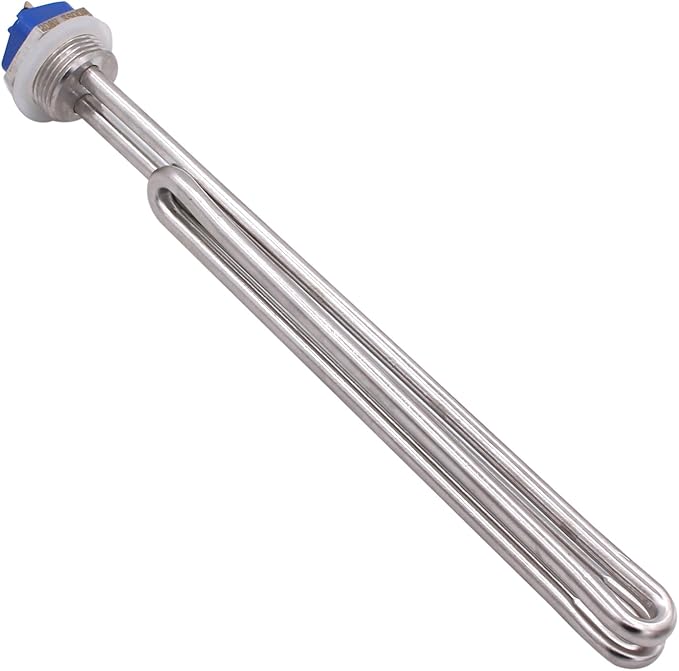 DERNORD 3500W 208V Screw-In Foldback Water Heater Element - Low Watt Density