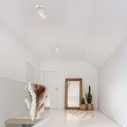 GLOBE Electric 57499 Pratt 1-Light Track Lighting Spotlight, Matte White, Bulb Not Included