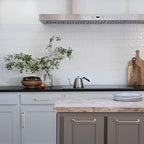 Goo-Ki 5.04"(128mm) c-c Champagne Bronze Cabinet Handle Drawer Pulls Zinc Alloy Kitchen Hardware - 6 Pack Modern Bar Pull Handles for Cupboard Wardrobe,9338UBR-128