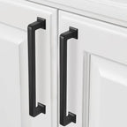 COTYKILEY 10 Pack 6-1/4 Inch(160mm) Matte Black Kitchen Cabinet Handles Black Cabinet Pulls Cabinet Door Handles Kitchen Cabinet Hardware Cupboard Drawer Pulls Dresser Handles