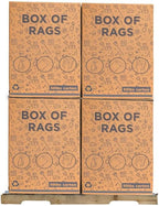 Recycled Color T-Shirt Cleaning Rags 600 lbs. Pallet - 12x50 lbs. Rags in Box Cotton Cloths, Perfect for Housing & Workshop Tasks Elevate Your Cleaning Routine!