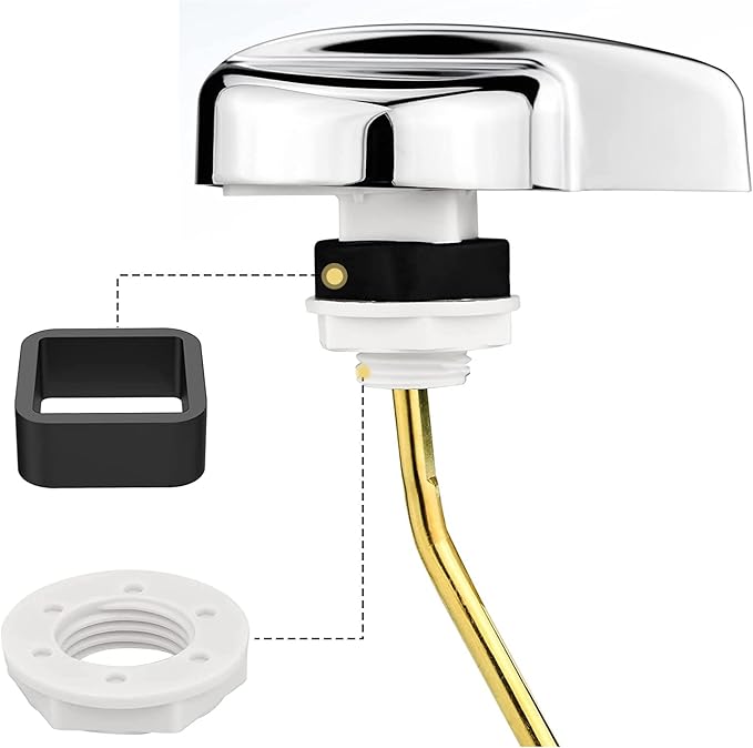 for TOTO Toilet Handle Replacement Parts Kit, Side Mount Toilet Flush Handle, Universal TOTO THU068#CP Trip Lvr for St743S, Tank Lever Handle for TOTO Kohler Toilet Tank