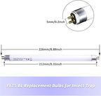 6 Pack UVA-BL T5 6W 32050 F6T5/BL Replacement Bulb Fluorescent Light Tube 6 watt for DynaTrap DT2000XL,DT2000XLP and DT3012, 9 Inches