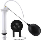 Dreyoo Universal Toilet Tank Repair Kit Compatible with Danco 80816, Toilet Repair Parts Fill Valve, Flapper, Rod, Float Replacement, Toilet Repair Kit for 8.5 Inch Tanks, Toilet Tank Flapper Replace