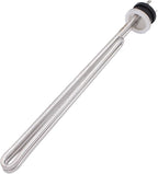 DERNORD 240V 5500W Tri-clamp Foldback Heating Element Stainless Steel Immersion Water Heater with 3-Wire Electrical Locking Plug (1.5 Inch Tri clamp)