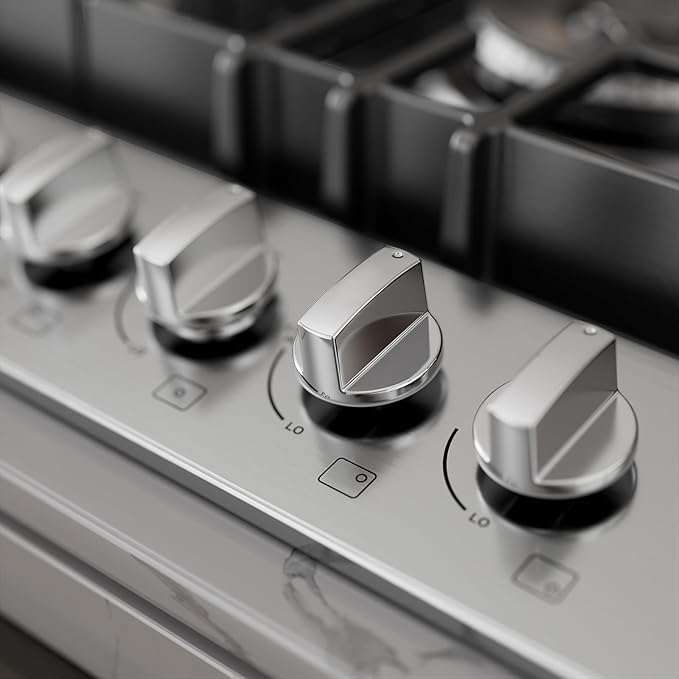 Empava 30" Gas Cooktop with 5 Italy Sabaf Sealed Burners NG/LPG Convertible in Stainless Steel Model 2020, 30 Inch