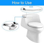 Universal Side Mount Toilet Handle Fit for Kohler 87115-CP, Left Toilet Flusher Replacement Kit Compatible with Kohler/TOTO Toilet Tank, Polish Chrome, 1-Pack