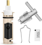 1222 Replacement Cartridge with Puller 104421 for Moen, Compatible with Moen Tub Shower Single Handle Posi Temp Faucet (with lubricating grease)