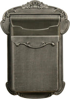 Special Lite Victoria Vertical Wall Mount Mailbox - Swedish Silver Aluminum Mailbox for Wall Mount - SVV-1013-SW