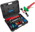 Wostore Tube Bender Kit Includes 1/4-7/8 Sizes Refrigeration Ratcheting Tubing benders Hand Tool Color Aluminium Alloy Replacement Head